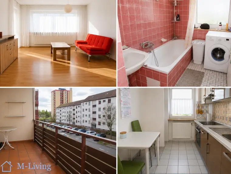 3-Zimmer-Wohnung mit Balkon